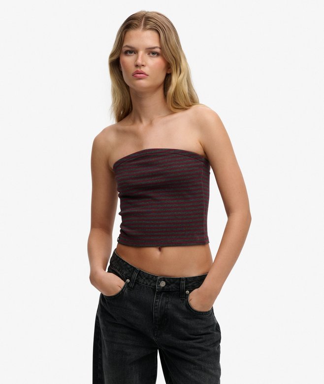 Athletic Essentials Jersey Bandeau Top