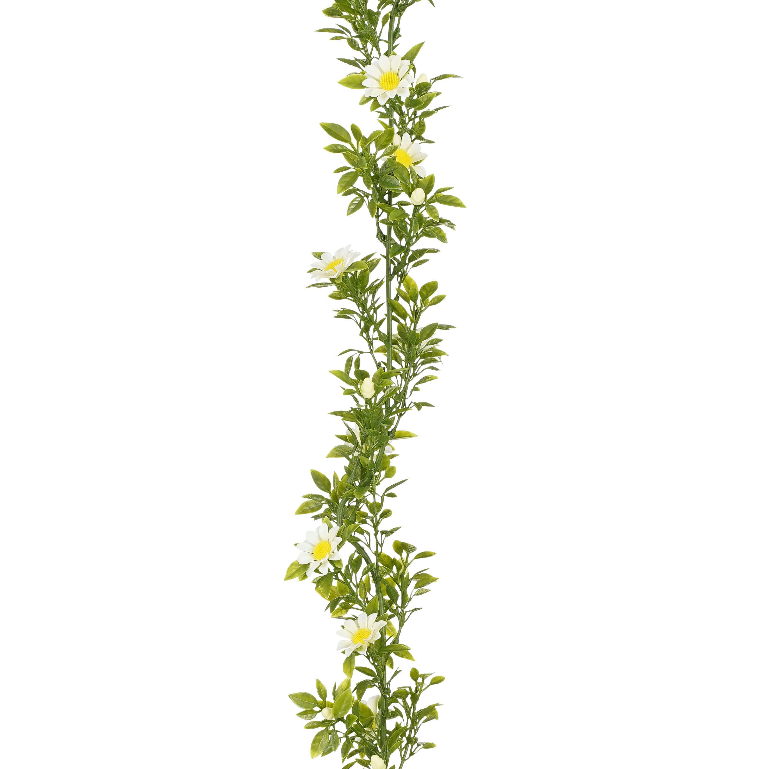 DAISY - Guirlande de marguerite artificiel blanc L180