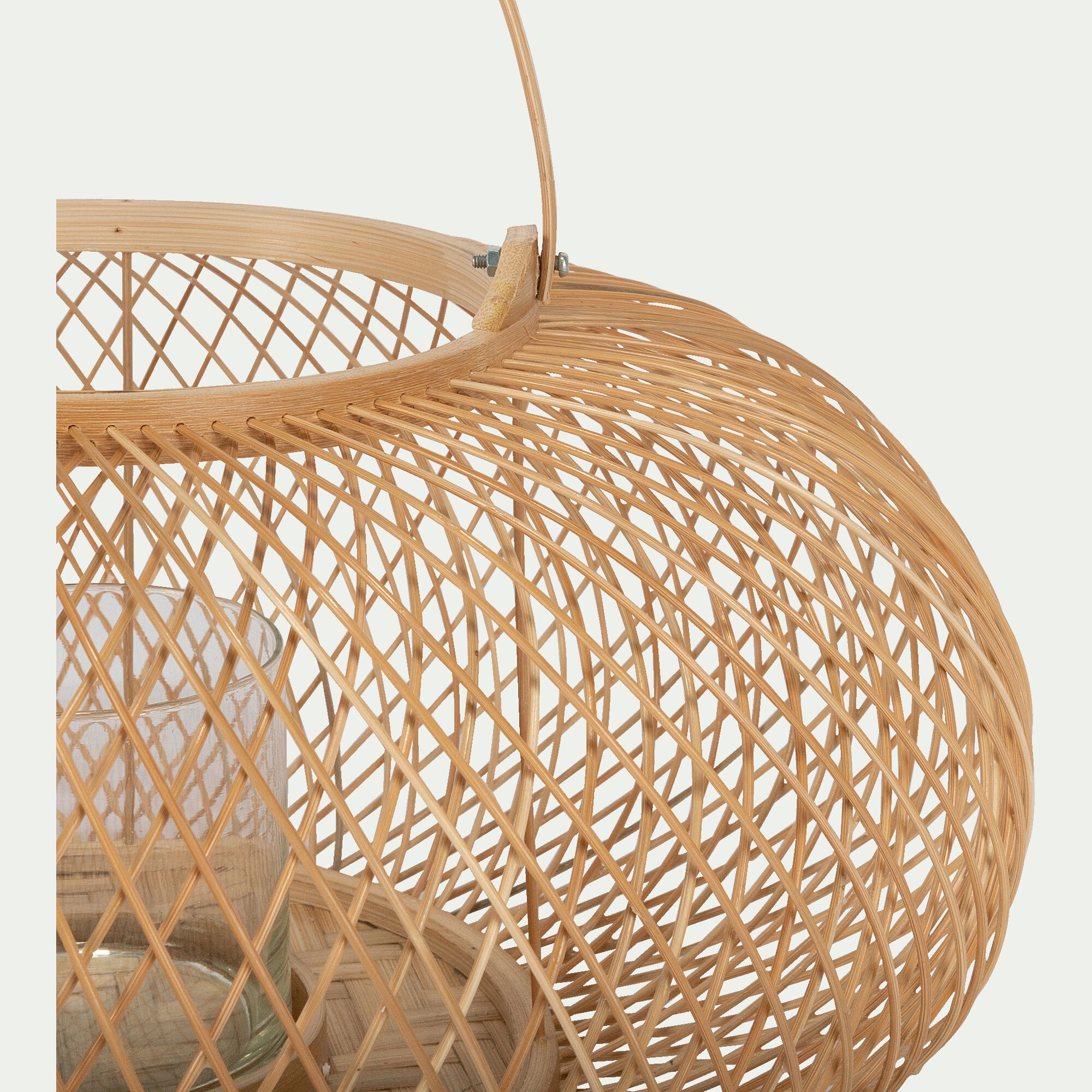 VASCO - Lanterne en bambou D40xH20cm - naturel