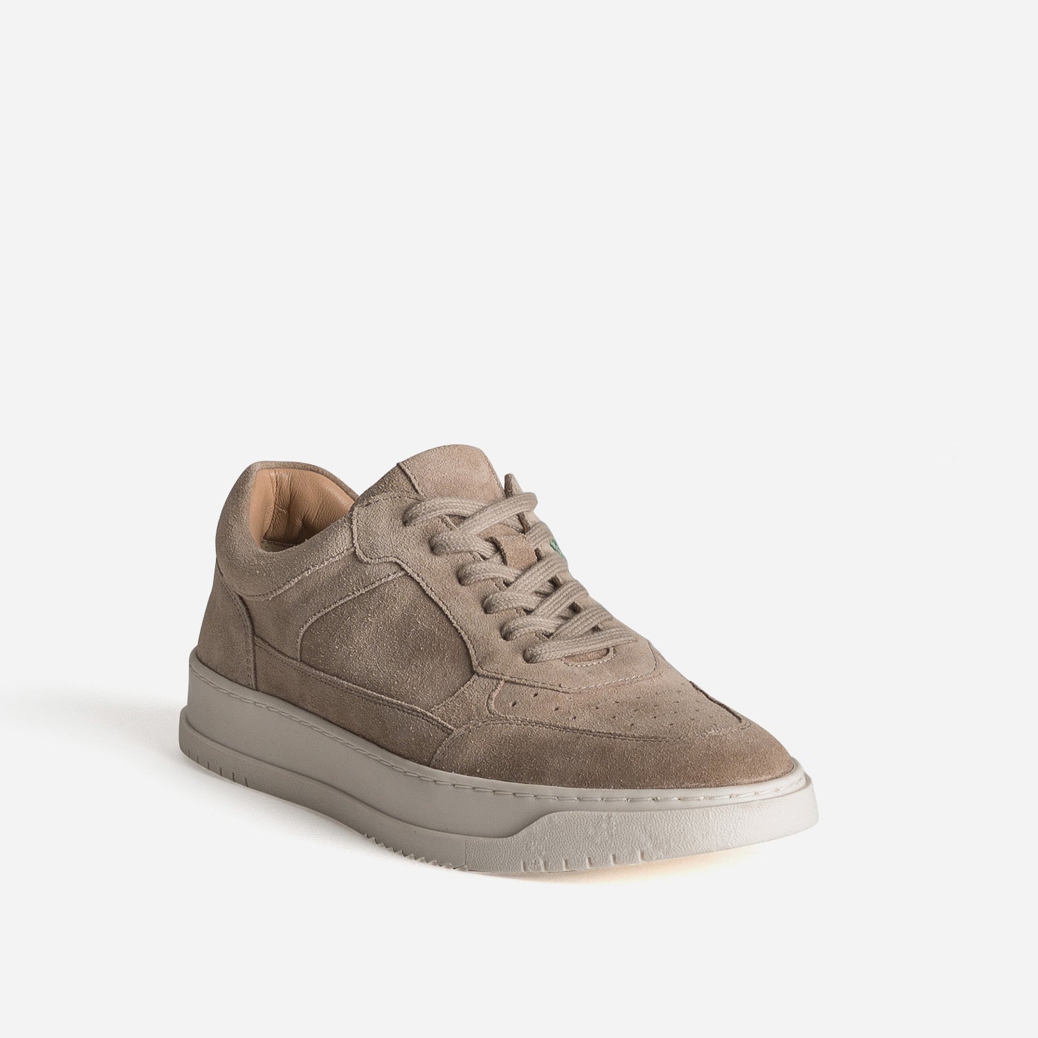 Tennis taupe suédée