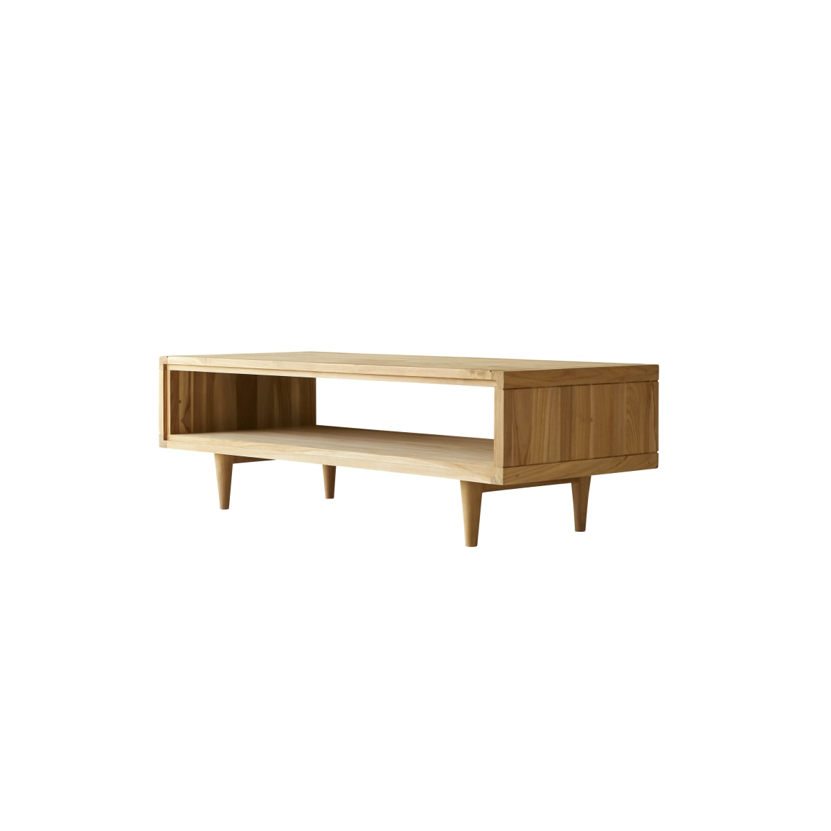 Tikamoon Massief teakhouten salontafel - Naturel
