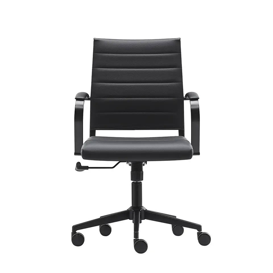 Bureaustoel C&aacute;diz Zwart - Black Steel Edition