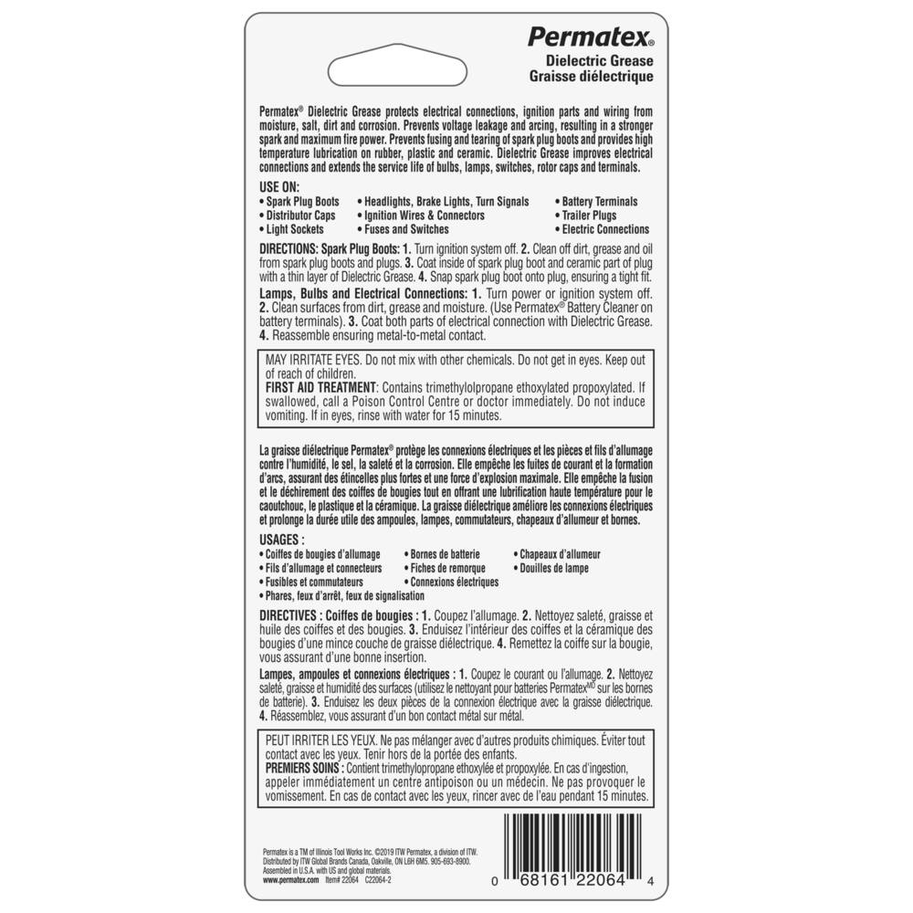 Permatex Dielectric Grease, 85-g