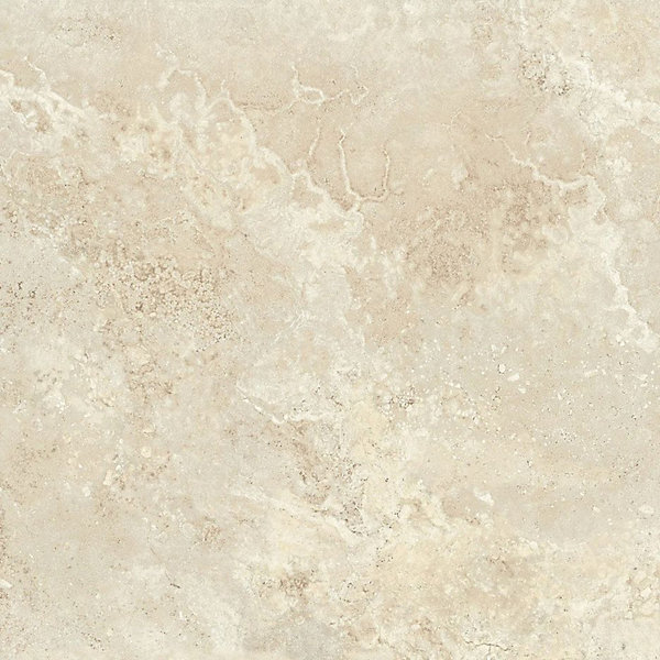 Carrelage sol / mur intérieur extérieur antidérapant Travertine Crosscut Beige l.80 X L.80 cm rectifié 1er choix. R11