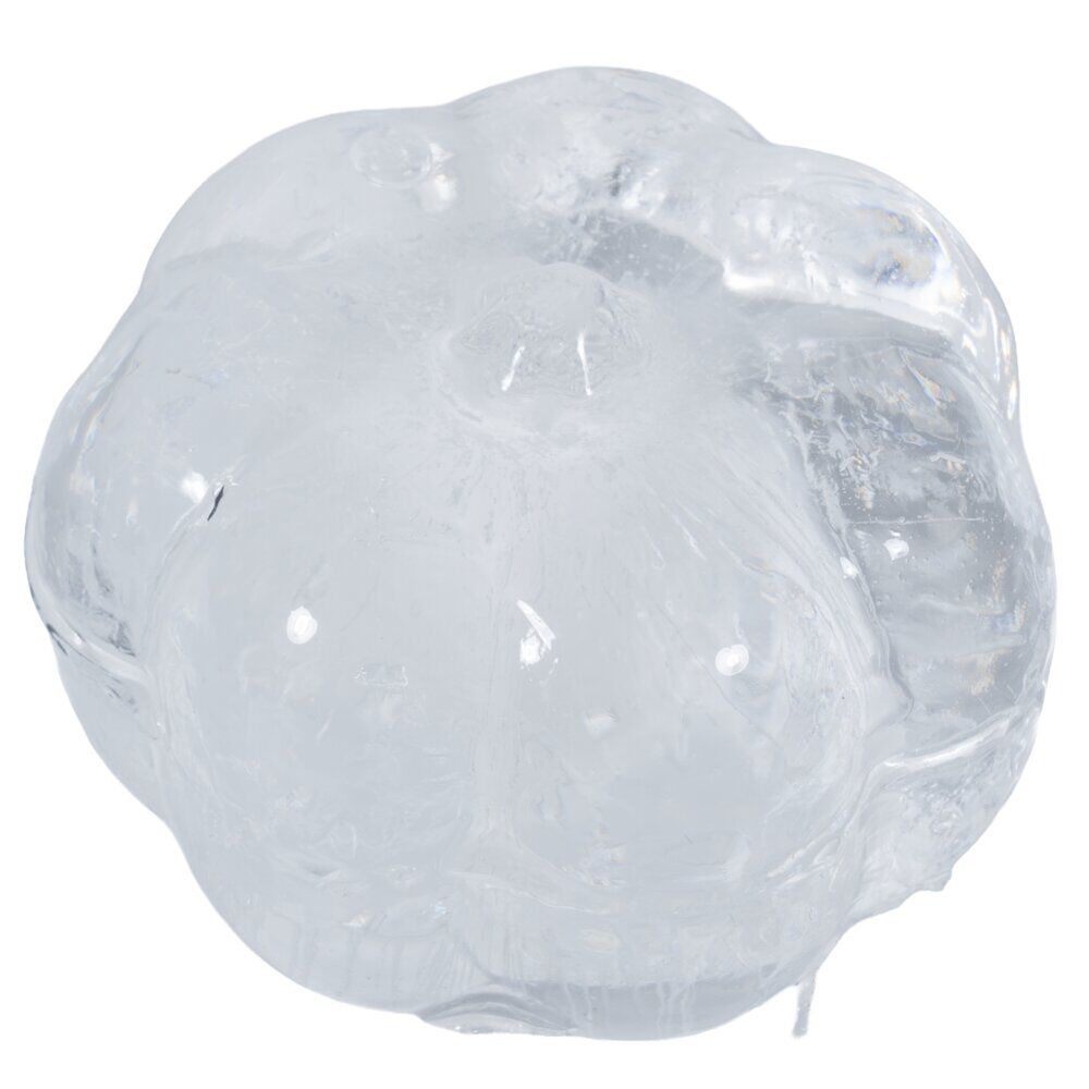 Moule à glaçons silicone x4 forme citrouille transparent