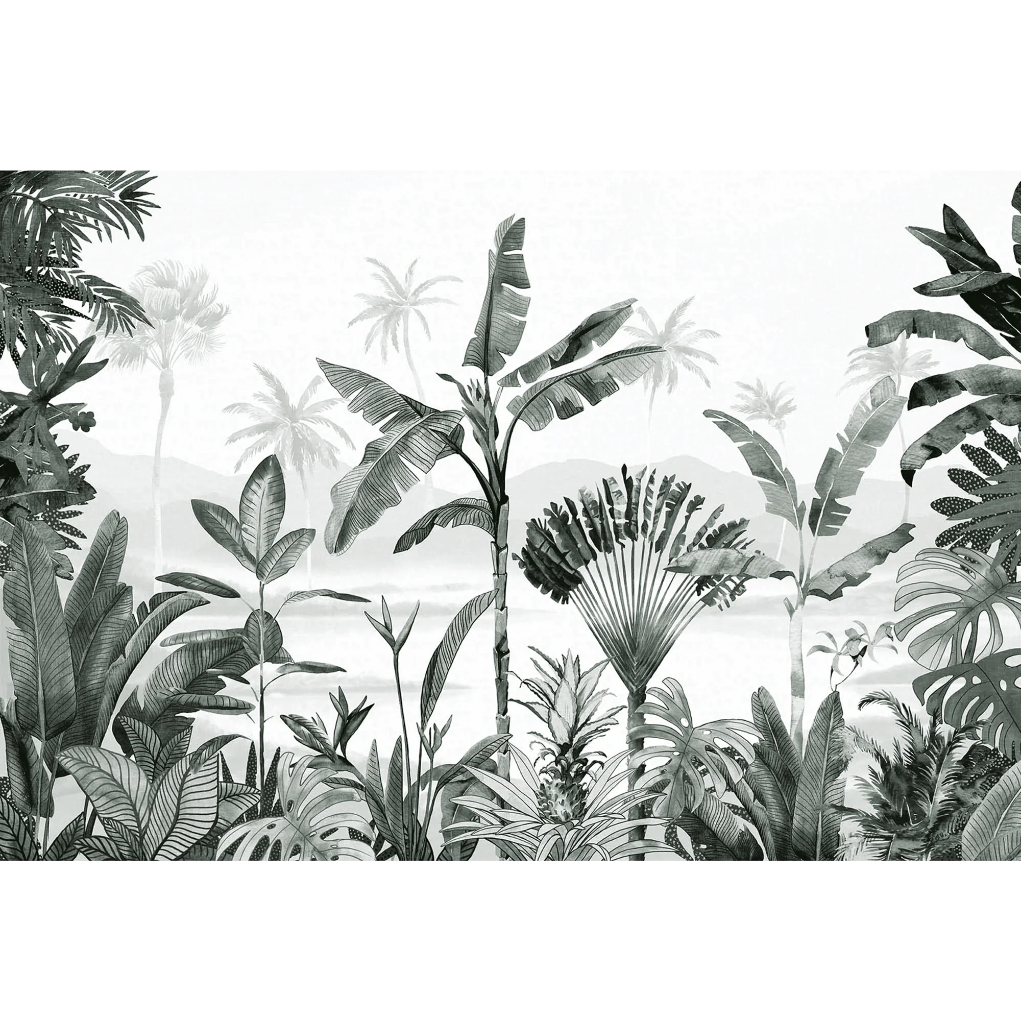 Papier peint panoramique XL WILD WILD COLORS EVERGREEN XL 400 x 270 cm