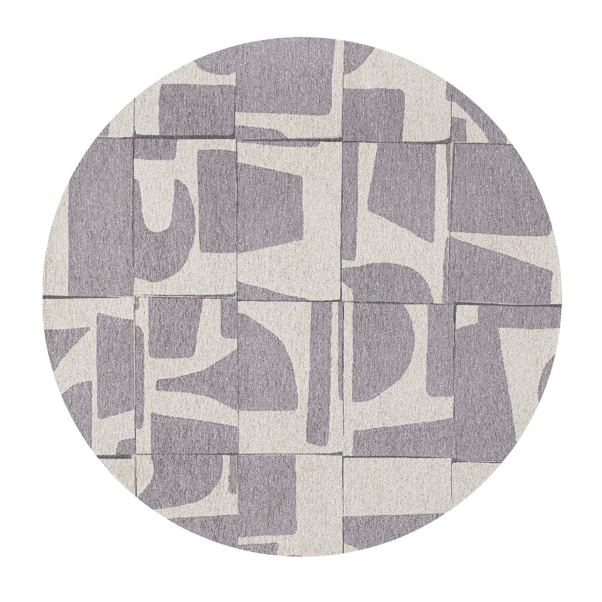 Louis De Poortere vloerkleed String - grijs - 140x140cm