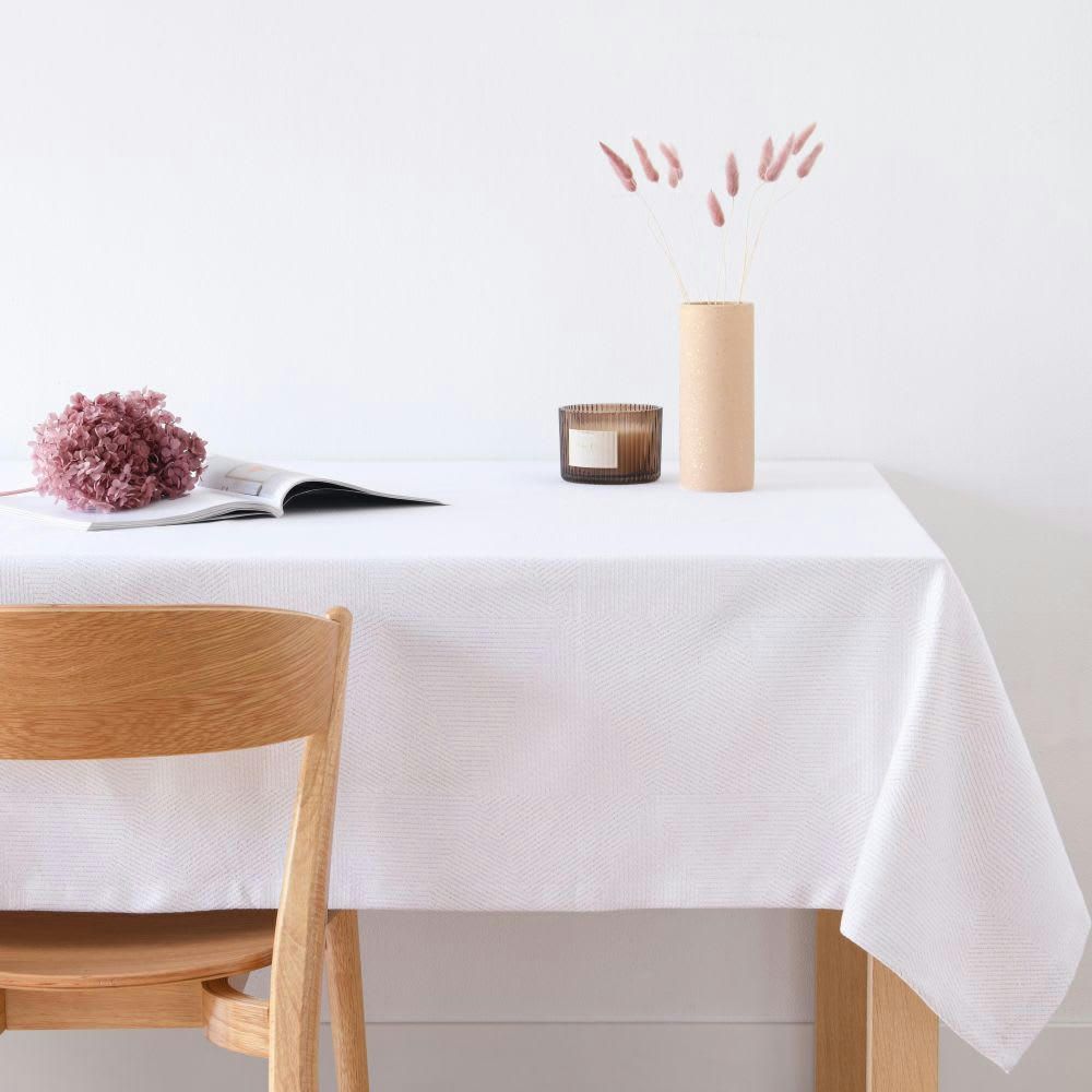 MATVEI - Nappe en coton et lurex 150x250