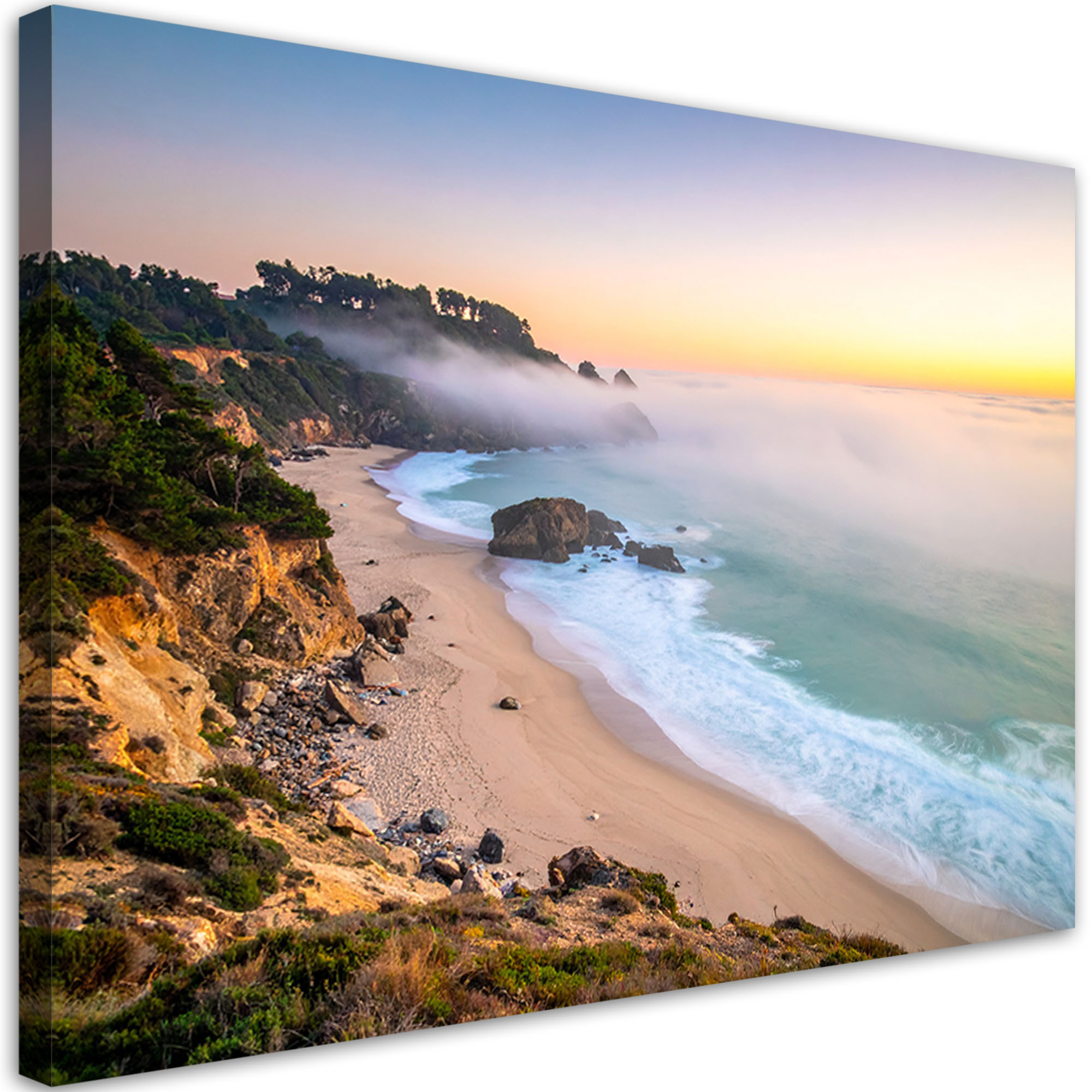 Obraz do salonu sypialni biura, Krajobraz morski plaża natura 30x20
