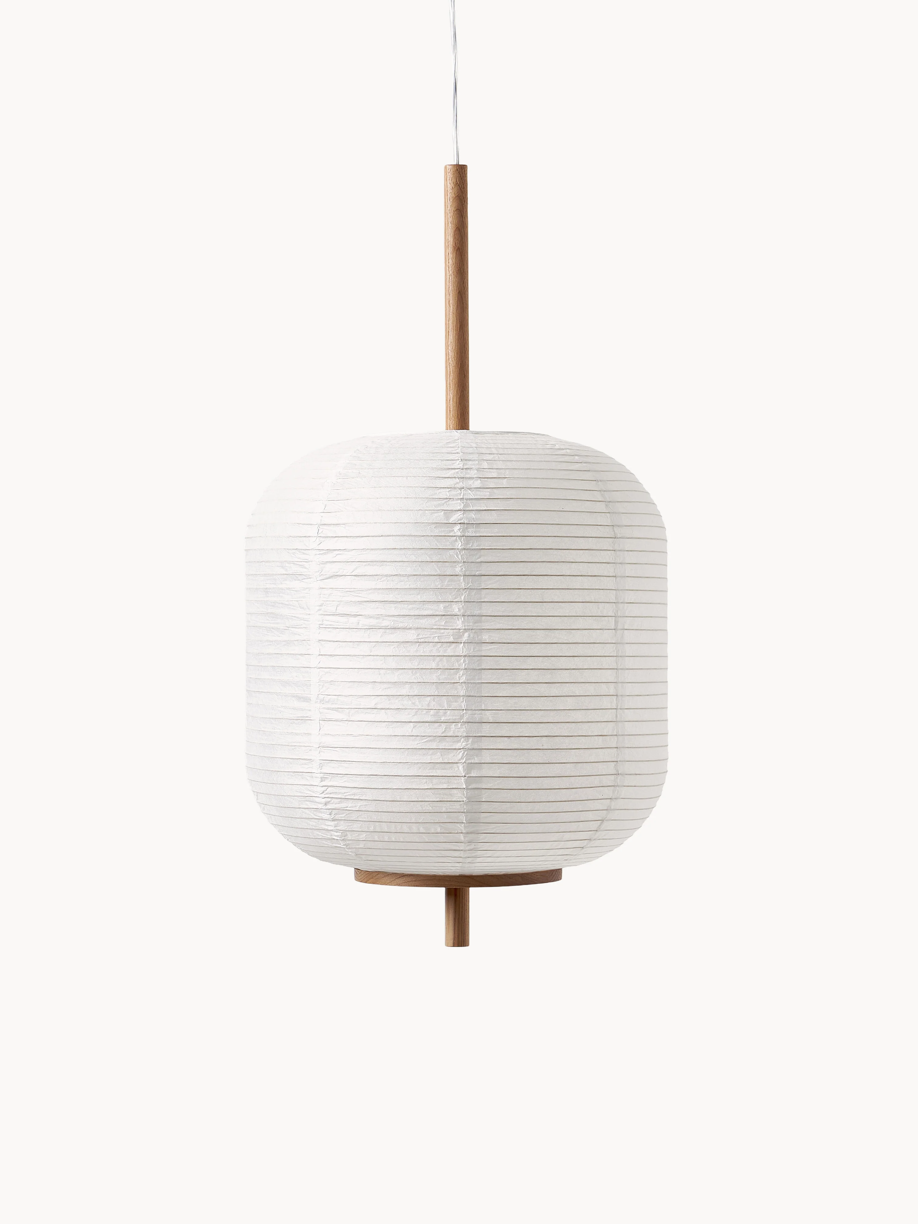 Design-Pendelleuchte Misaki aus Reispapier