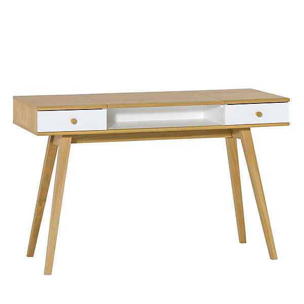 Coiffeuse bureau avec miroir Vox Nature Blanc