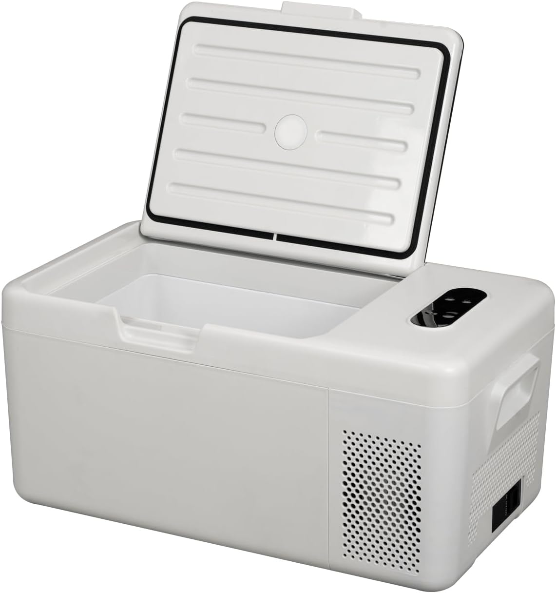 Alpicool S15 Portable Freezer, 12 Volt Refrigerator, 18 Quart (16.8 Liter) Fast Cooling 12V Car Fridge -4℉~68℉, White Car Cooler, 12/24V DC and 100-240V AC for Outdoor, Camping, RV, Truck