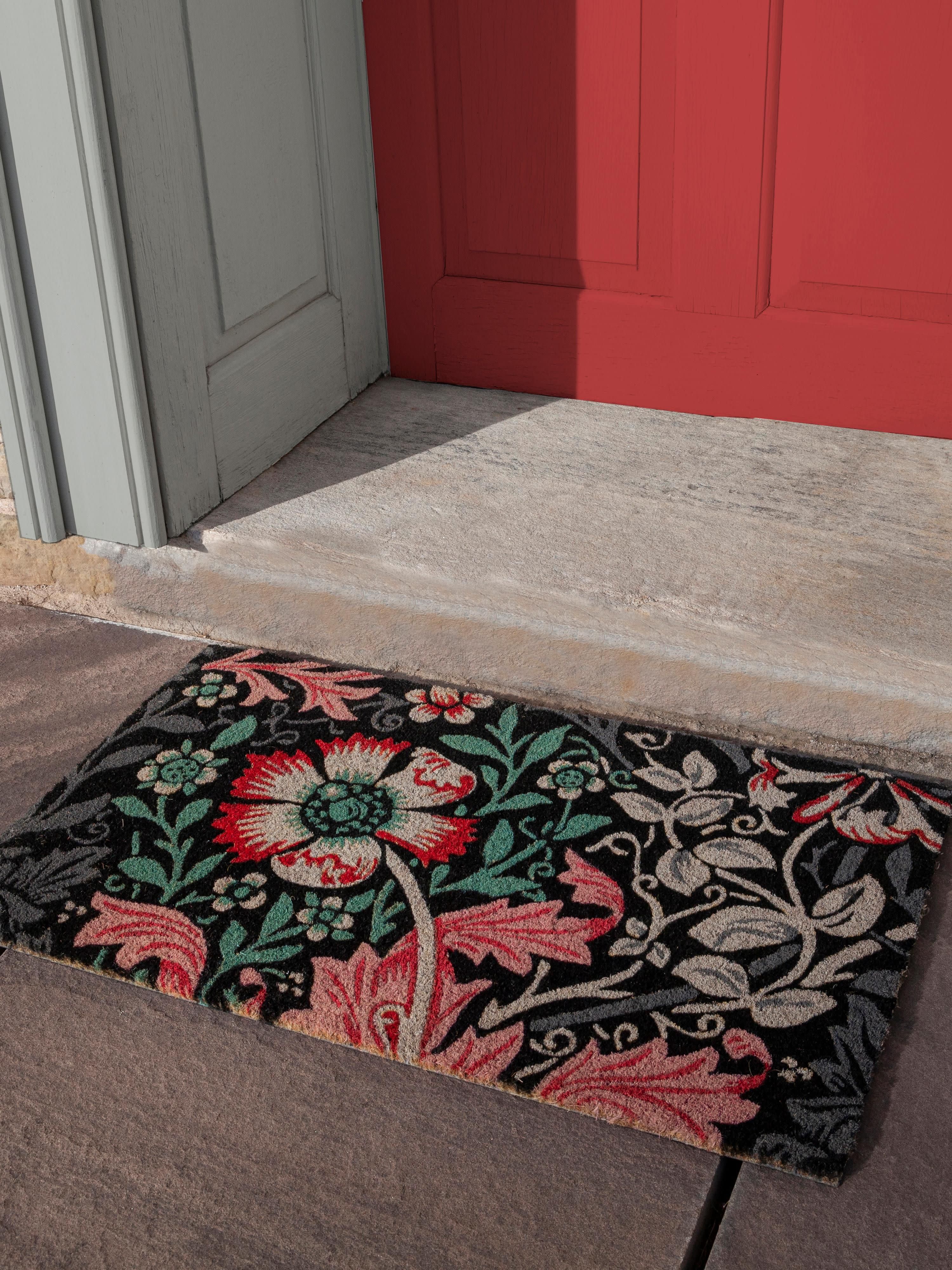 Fußmatte Dianthus mit Blumenmotiv