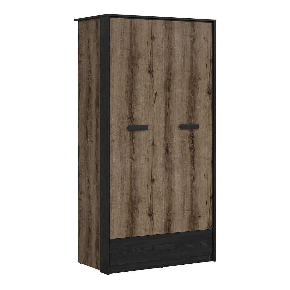 - Armoire 2 portes 1 tiroir naturel