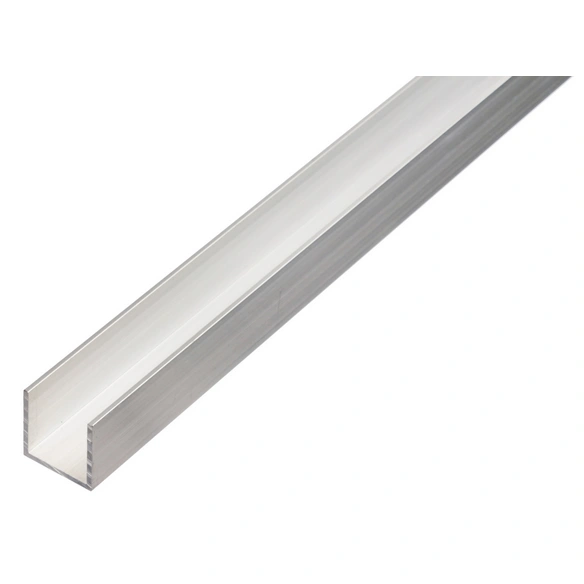 Ba-Profil, LxBxH: 1000 x 25 x 25 x 2 mm, silberfarben