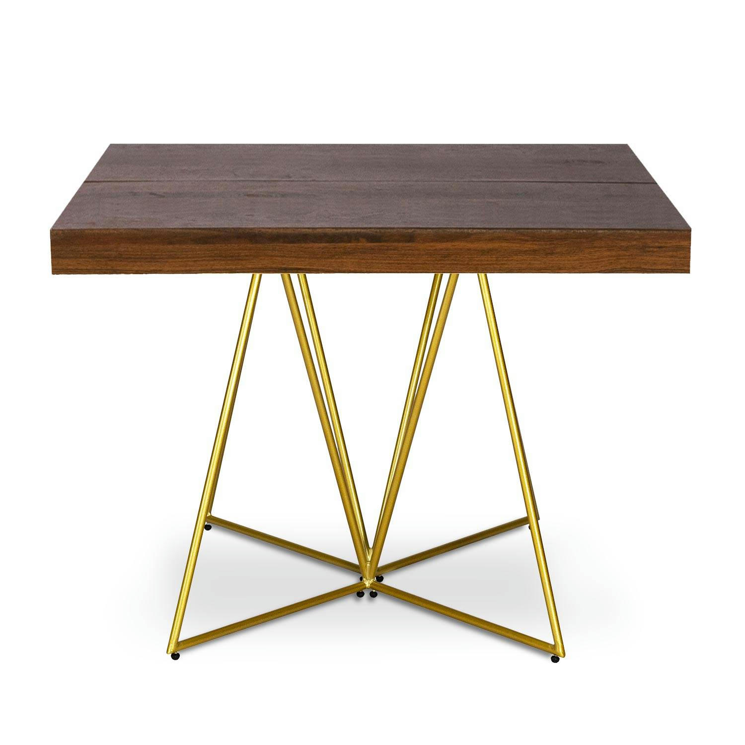 EXTENSIBLE - Table neila bois noisette