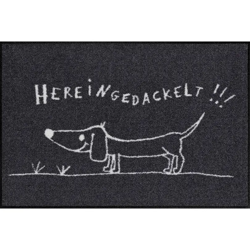 Fussmatte Hereingedackelt