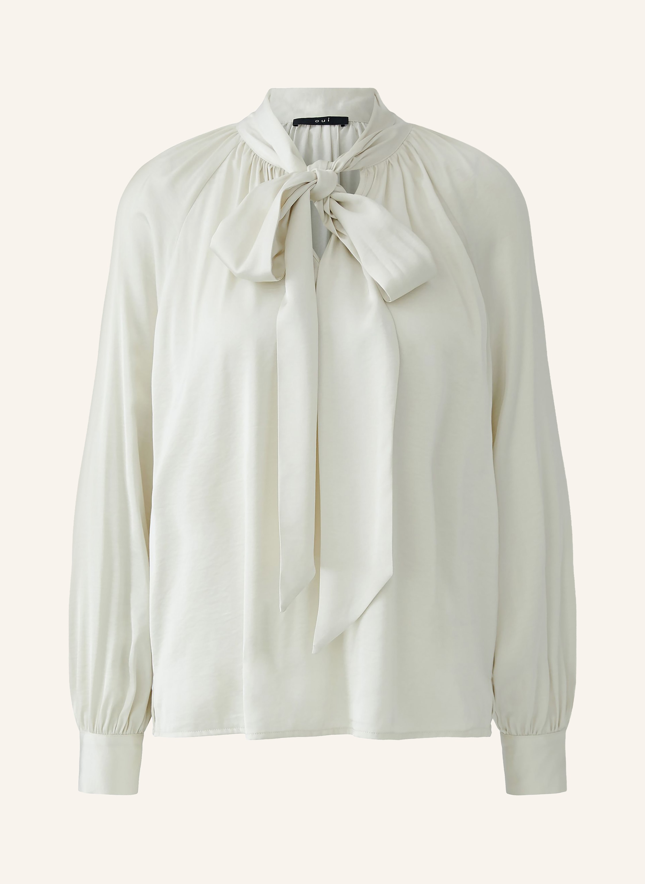 Oui Schluppenbluse aus Satin
