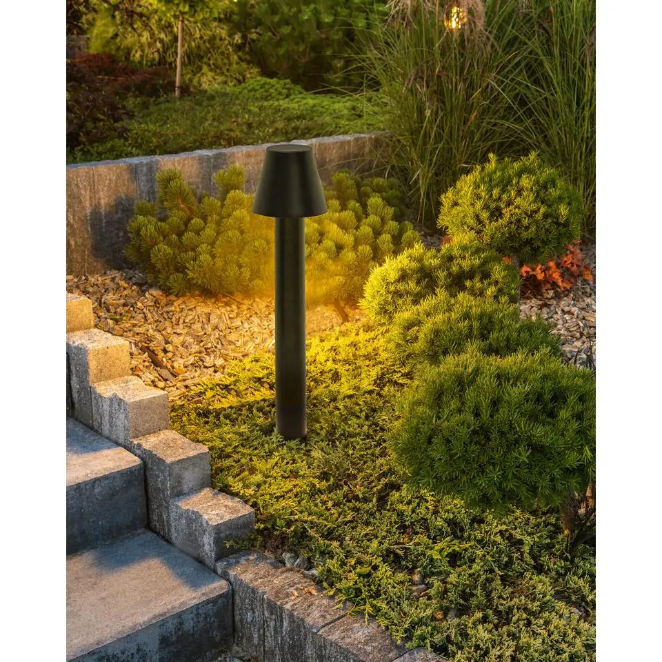 HOLMES - Tuinverlichting - Zwart - Aluminium