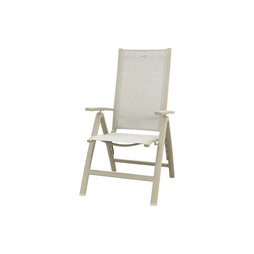 Set van 4 - Hartman Roma verstelbare tuinstoel - Latte