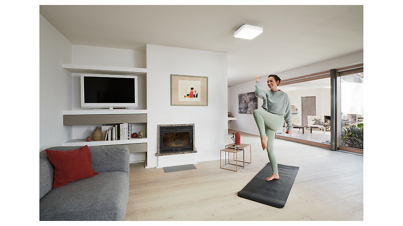 Plafon Smart Wifi Orbis LED 35 cm stalowy biały