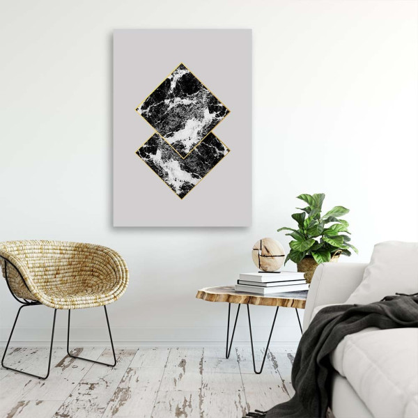 Feeby Obraz na płótnie Kompozycja z kwadratów 40x60