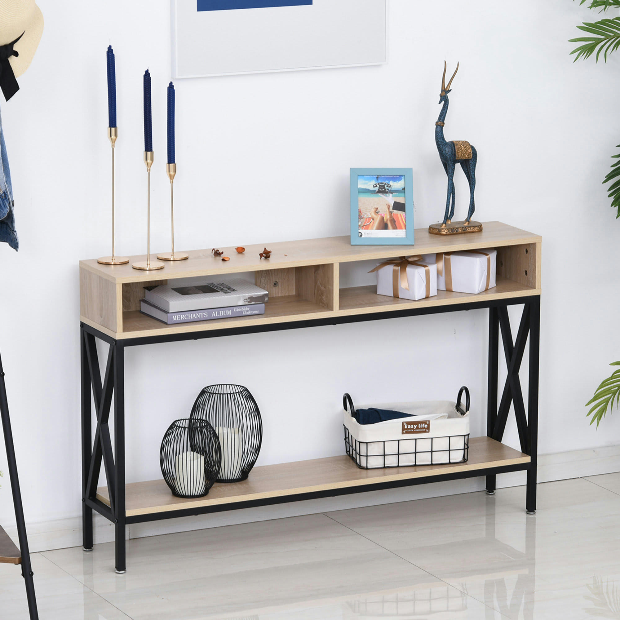 - Table console industriel