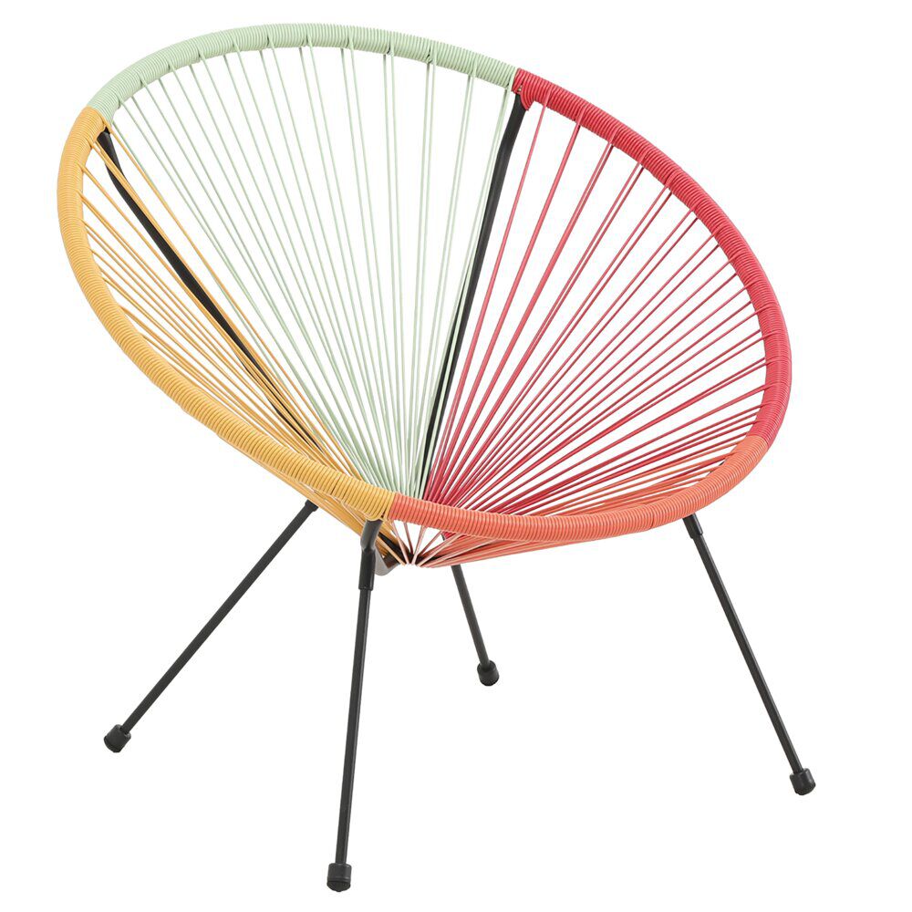 Fauteuil de jardin Urban à fil multicolore 85x72xH83cm