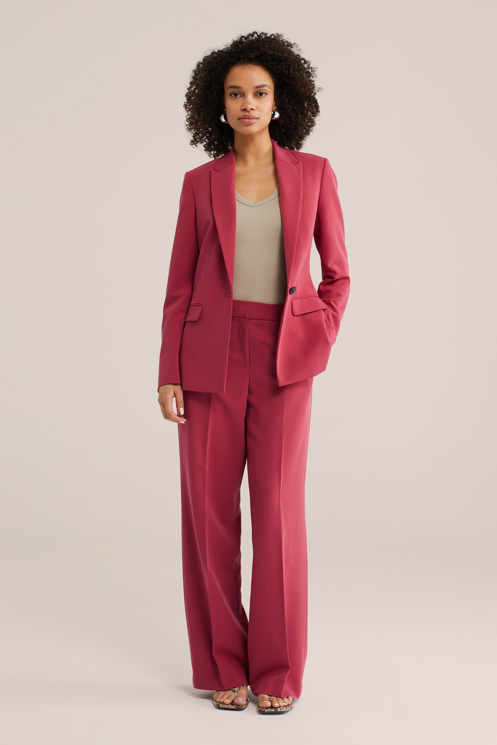 Dames wide leg pantalon