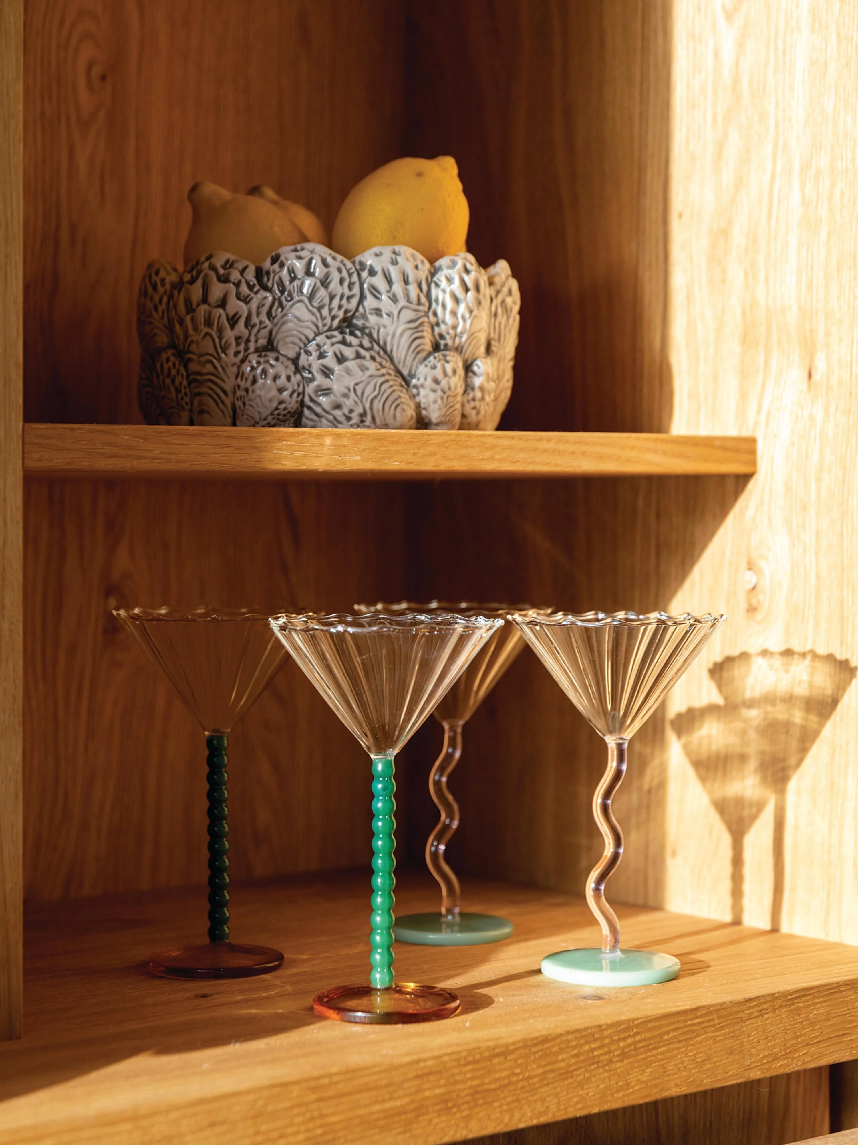 Cocktailgläser Perle aus Borosilikatglas, 2er-Set