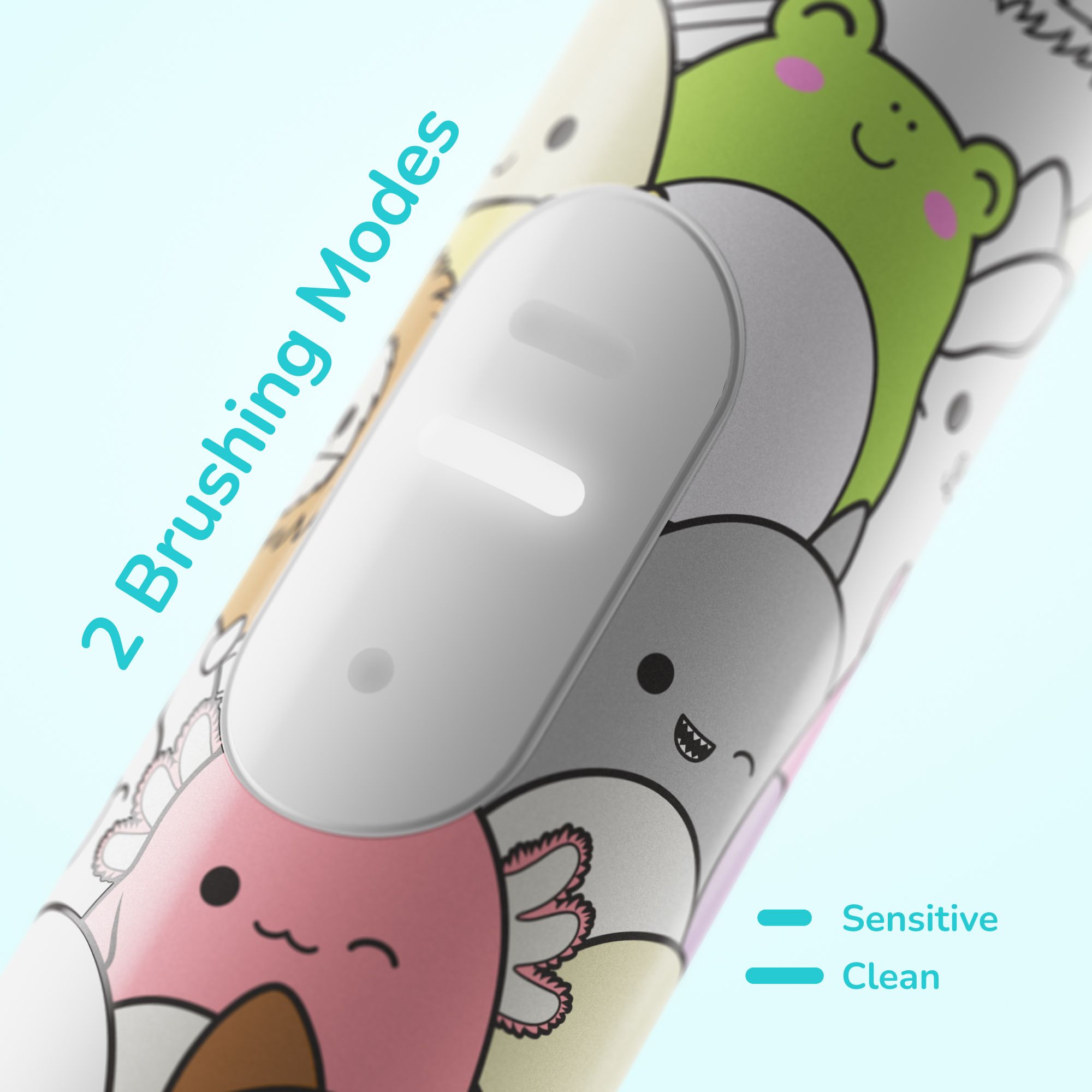Ordo Ordo Sonic Lite Kids Toothbrush Squishmallows