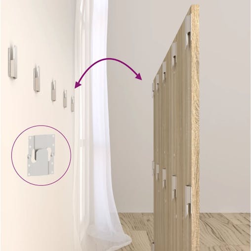 NNEVL Bed Headboard Sonoma Oak 160x1.5x80 cm Engineered Wood