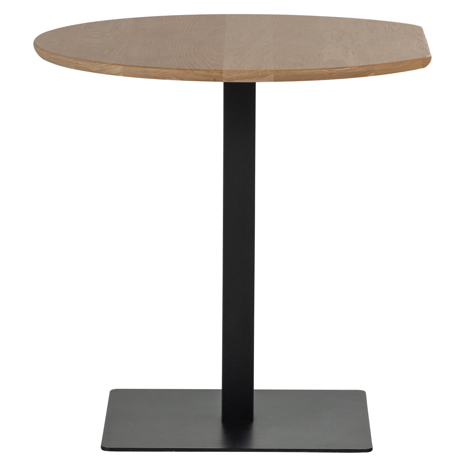 WOOOD bistro tafel eindstuk dl 80x74cm Tablo - Transparant