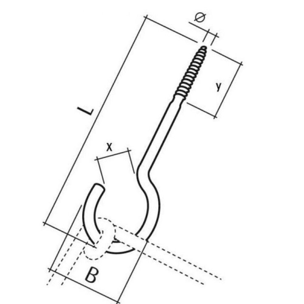 ØYEKROK 100 MM