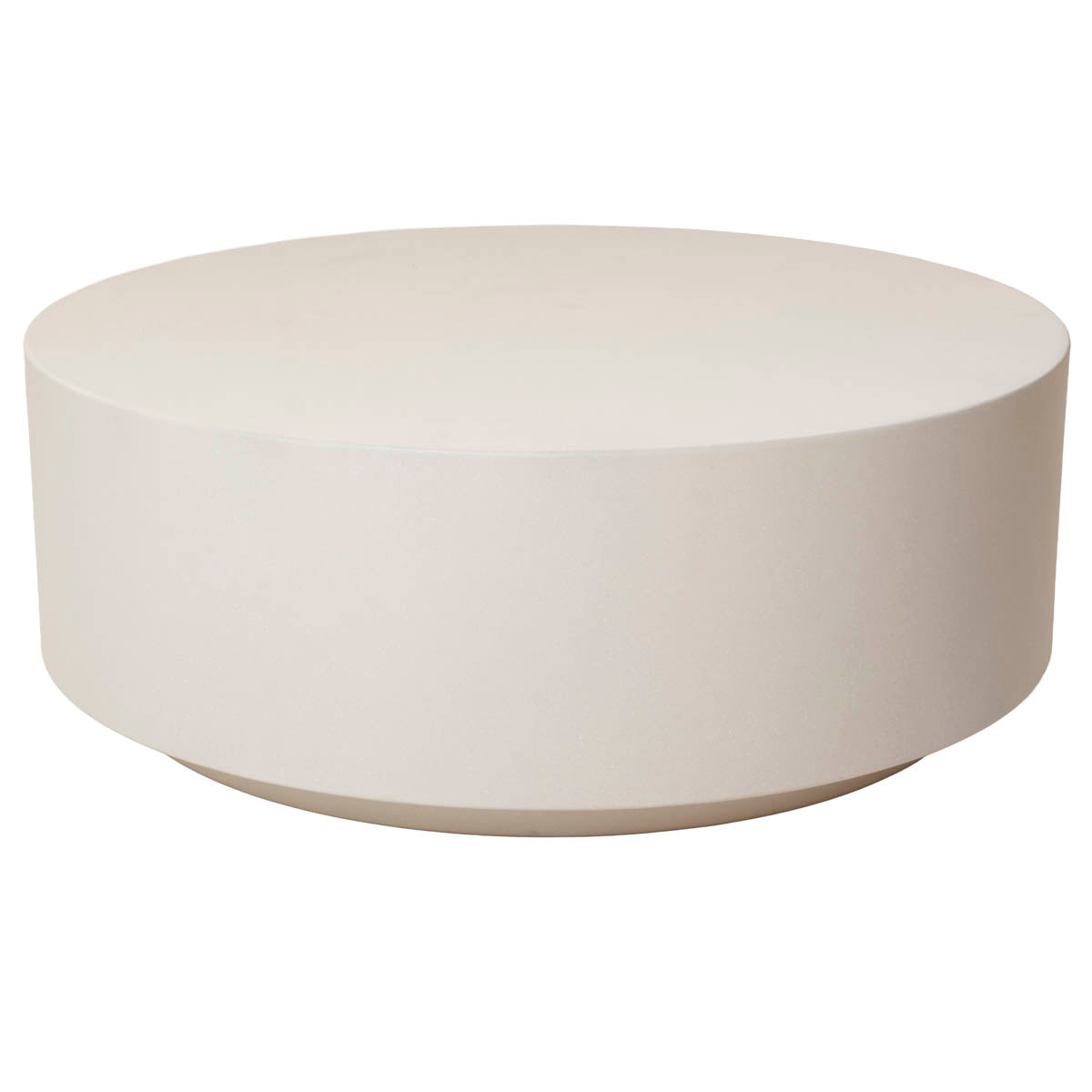 DÉJA Living Salontafel Bergby - Rond Beige Eco Composiet - 90x90x33cm