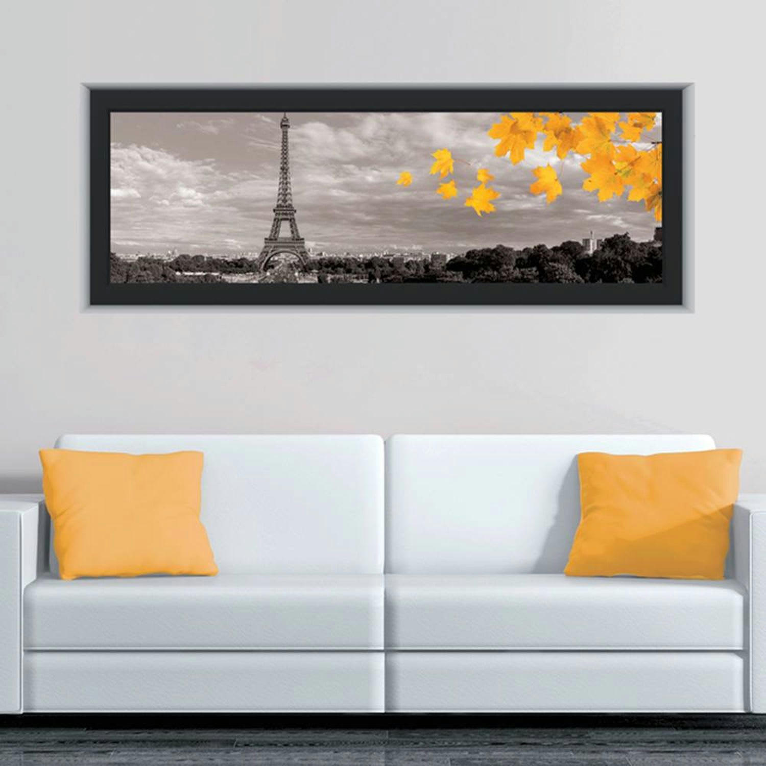 - Sticker géant paris 160 x 70 cm noir