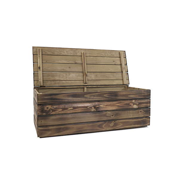 Coffre en Bois Takura Vieilli Style Japonais VidaHuerto 100x50x40 cm