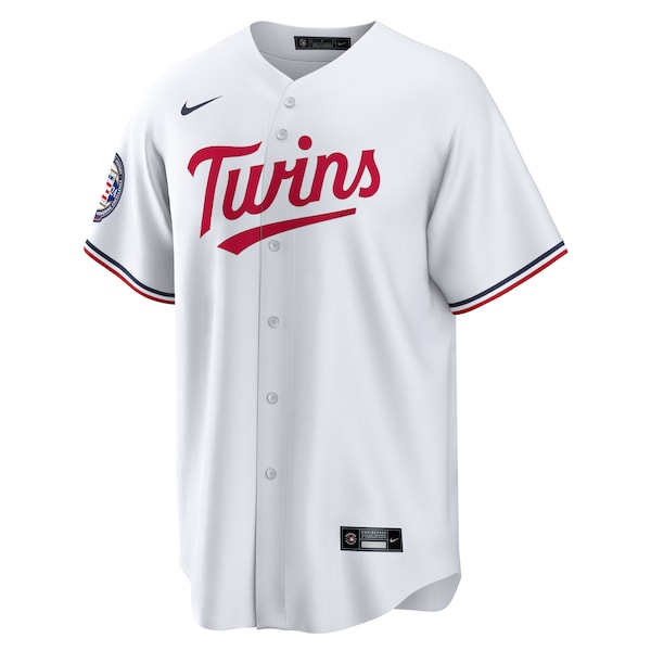 Joe Mauer Minnesota Twins Nike 2024 Baseball Hall of Fame Home Replica Player Jersey - White