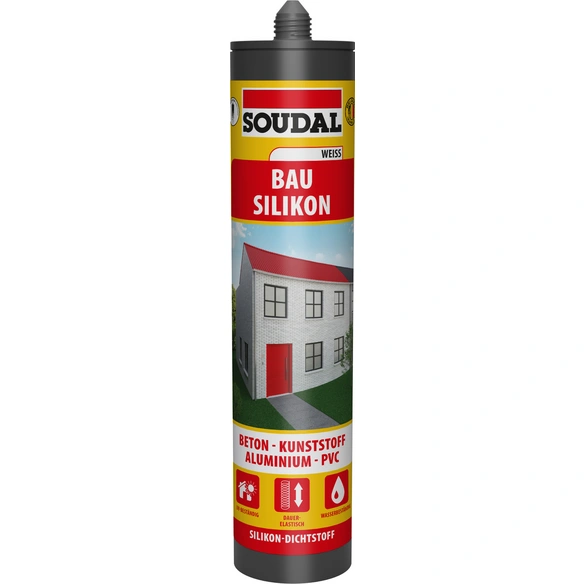 Bausilikon, »Bau-Silikon«, 300 ml, weiß