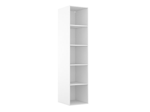 Colonne de rangement blanche 4 tablettes GoodHome Atomia H. 225 x L. 50 x P. 58 cm