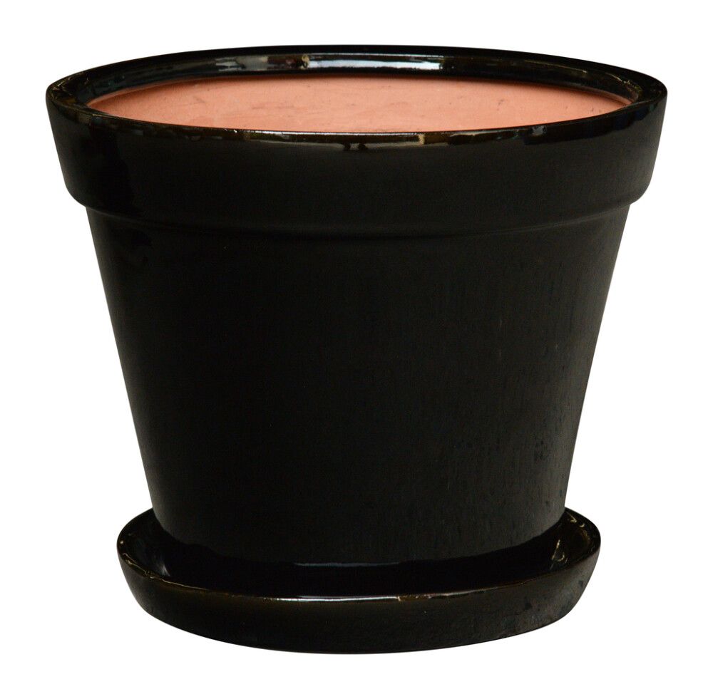 POTTE CANNES SVART MED FAT 17CM