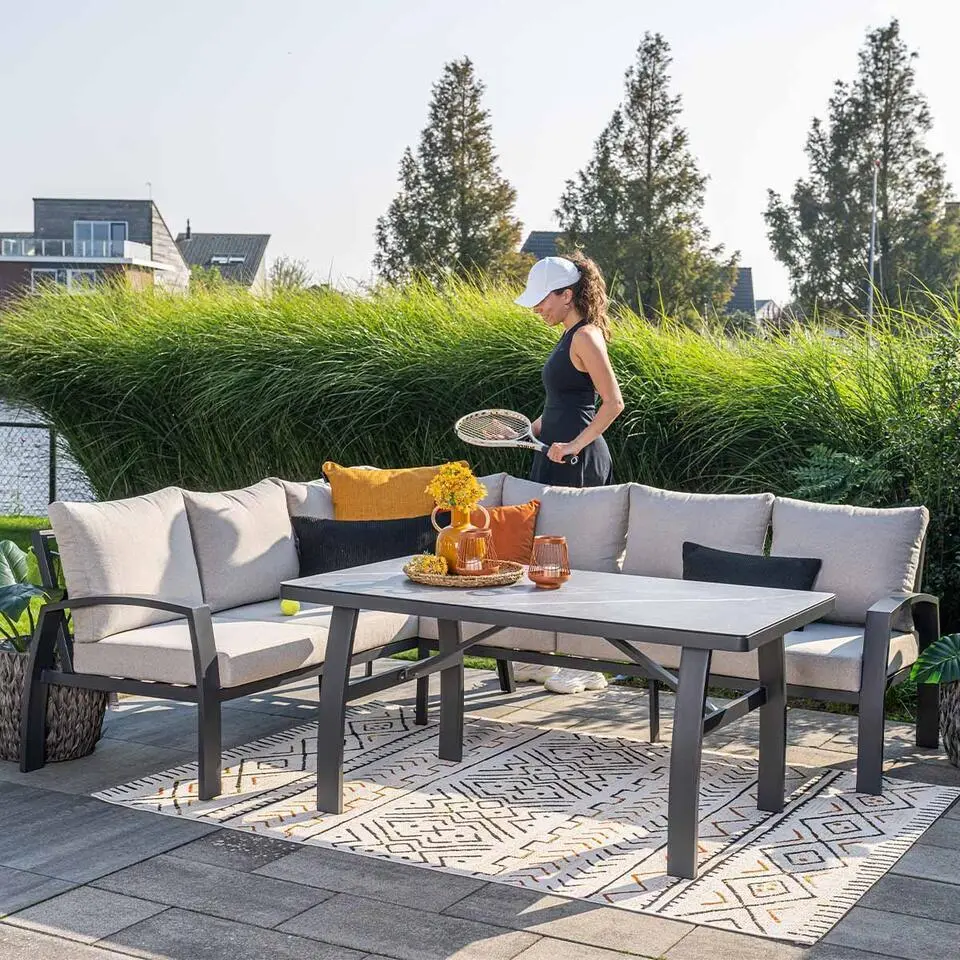 Garden Impressions Cameron lounge dining set 4-delig L incl stoel