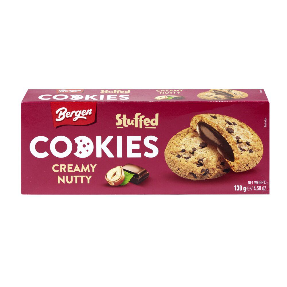 Biscuit cookies coeur crème noisette150g