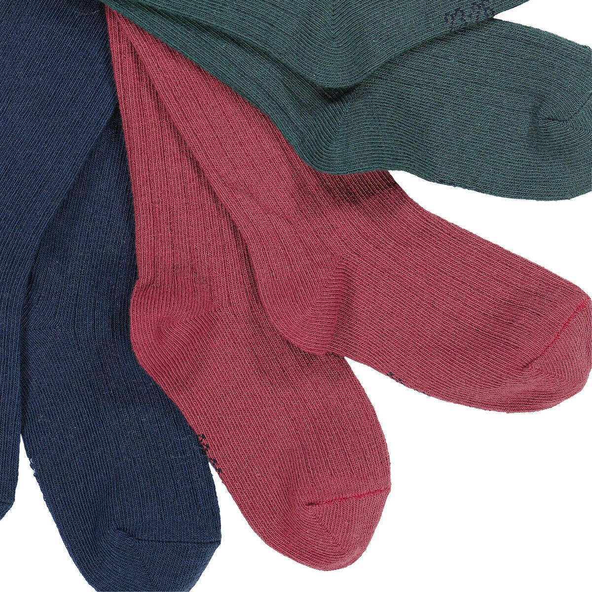 Lot de 3 paires de collants en côtes