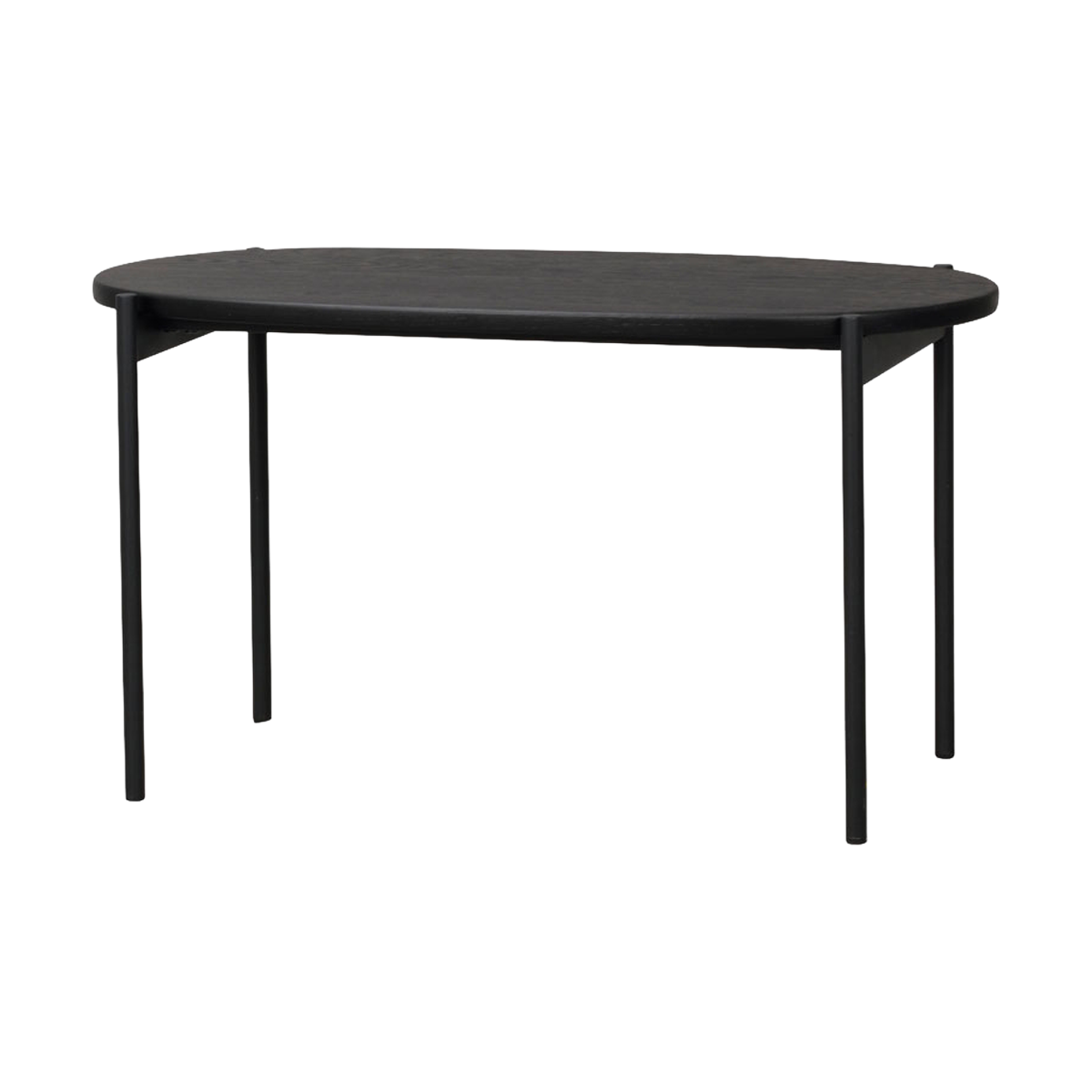 Rowico Home Skye Ovale Houten Salontafel 80 cm - Zwart