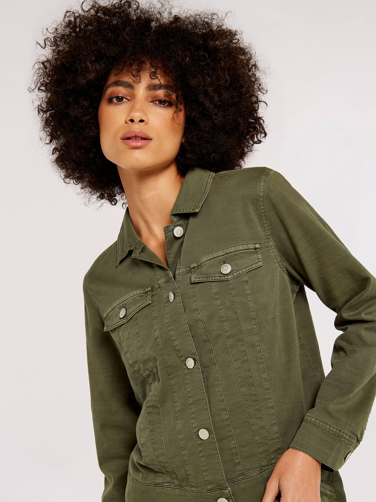 Apricot Lightweight Denim Jacket