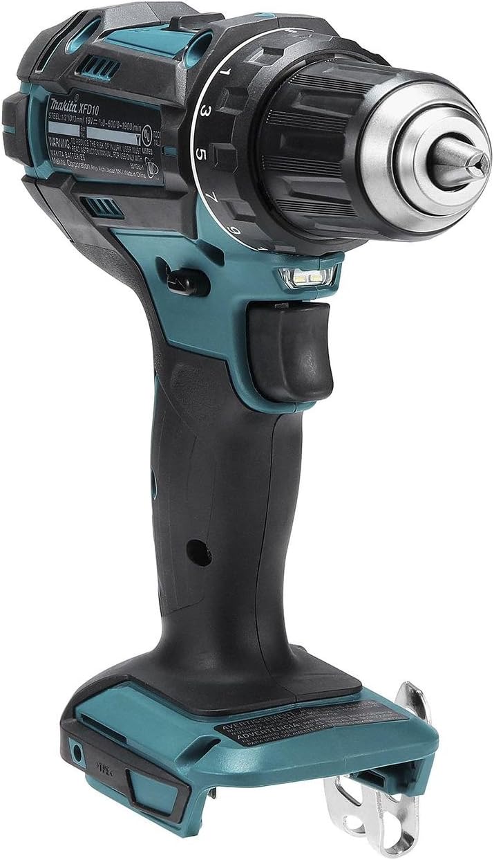 Makita XFD10Z 18V LXT Lithium-Ion Cordless Driver-Drill, Tool Only, 1/2, Variable Speed