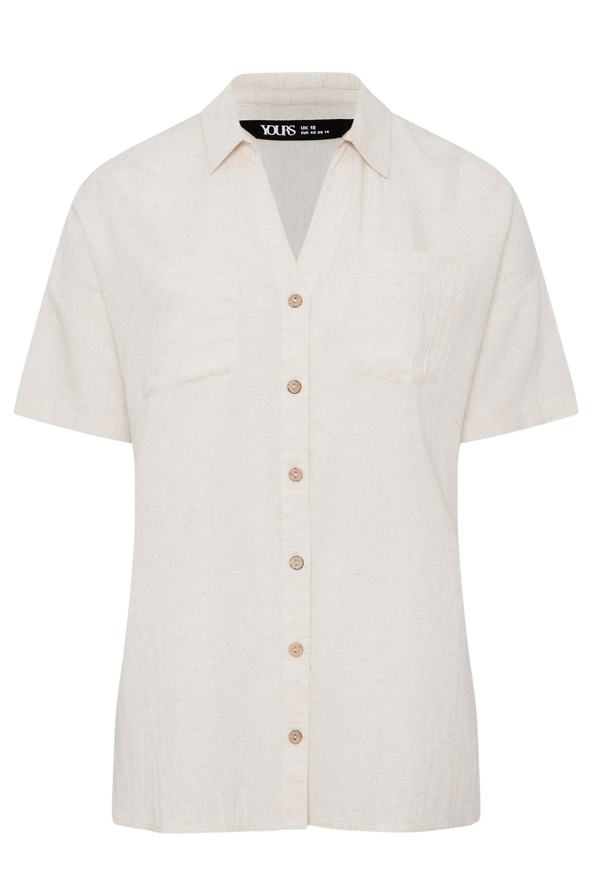 Yours Short Sleeve Linen Shirt