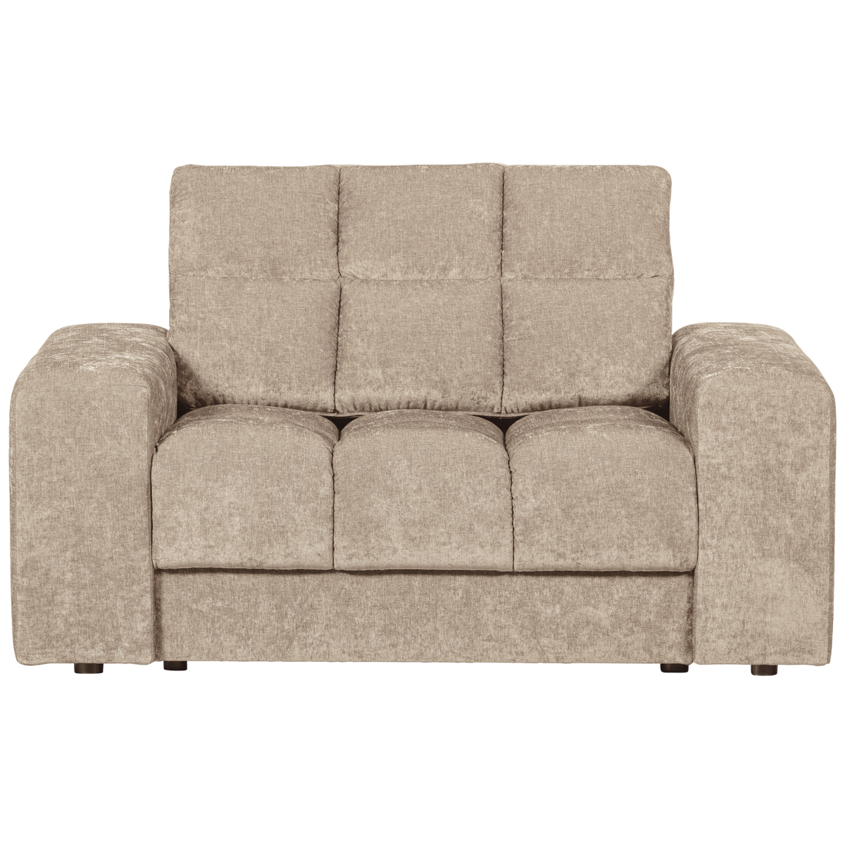 WOOOD loveseat Second Date - Vintage - Nougat - 78x136x101