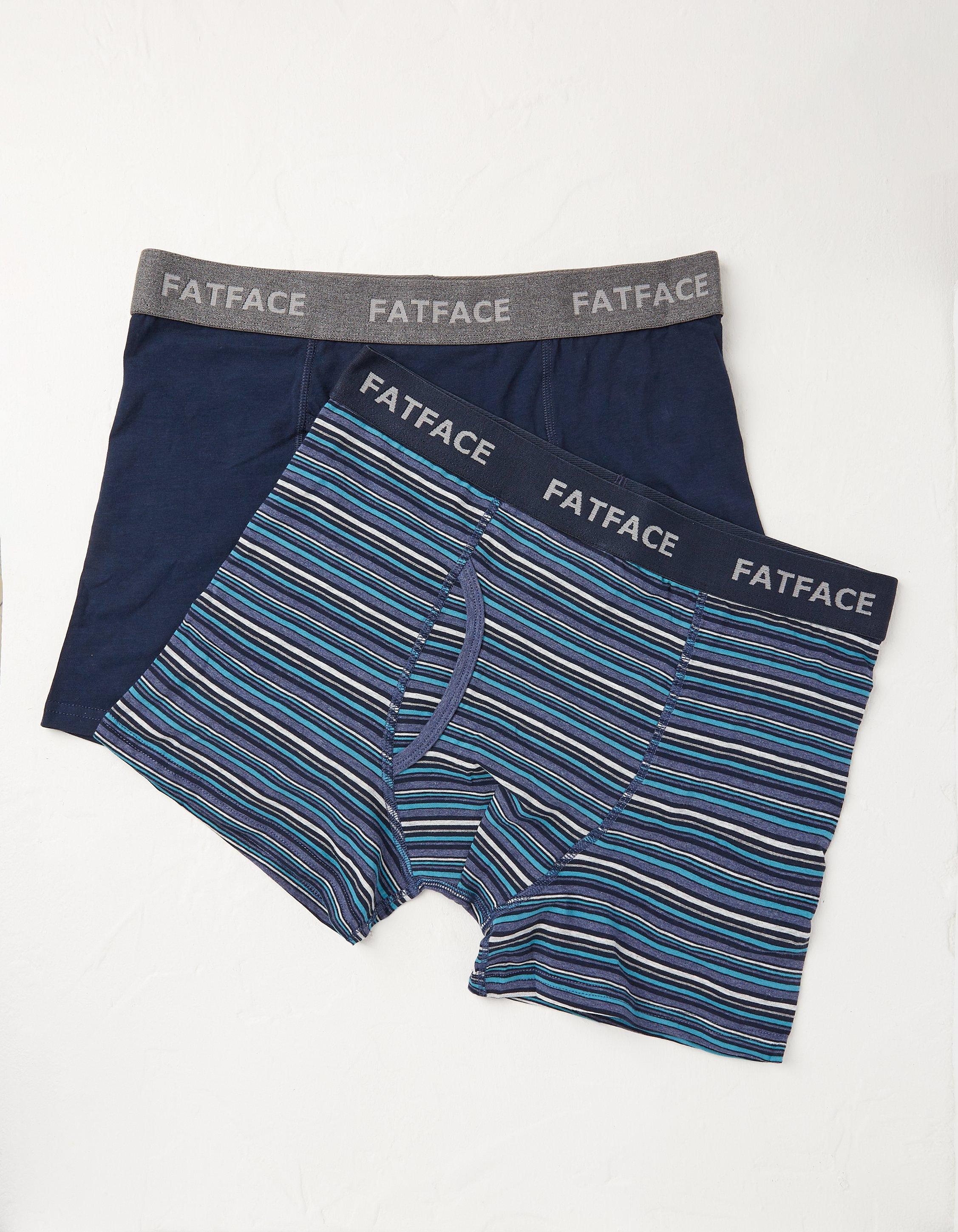 2 Pack Abersoch Stripe Boxers